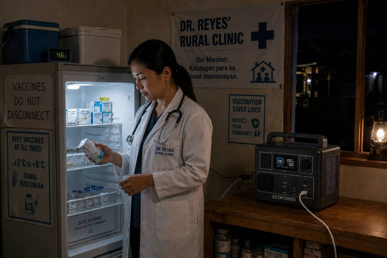 How Dr. Reyes' Rural Clinic Kept Vaccines Safe During the Power Outage