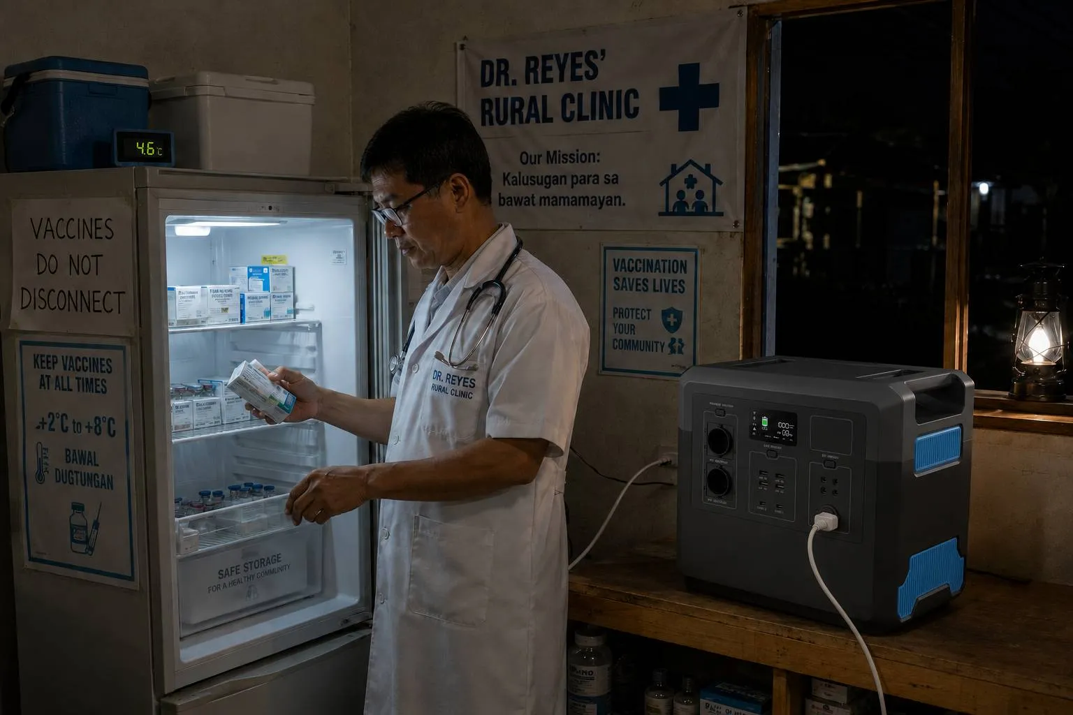 How Dr. Reyes' Rural Clinic Kept Vaccines Safe During the Power Outage